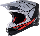 Casco ALPINESTARS Supertech M8 - Fábrica - Negro/Blanco/Rojo - Grande 8302922-1233-LG