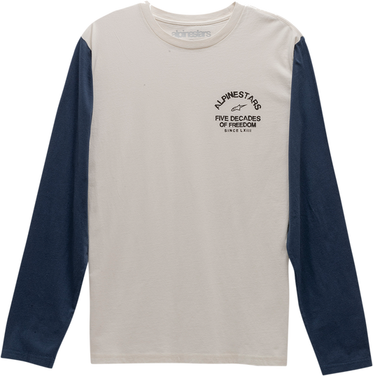 ALPINESTARS Decades Long-Sleeve T-Shirt - Natural - 2XL 121174009912X