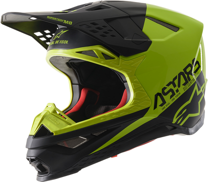 ALPINESTARS Supertech M8 Helmet - Echo - MIPS® - Black/Yellow - XL 8302621-1158-XL