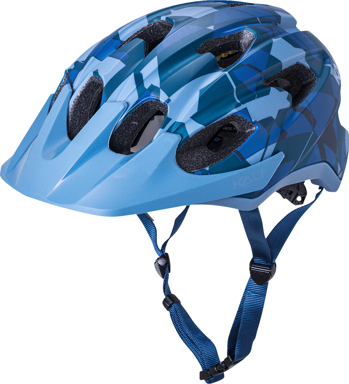 KALI Pace Helmet - Camo - Matte Thunder Blue - S/M 0221721226