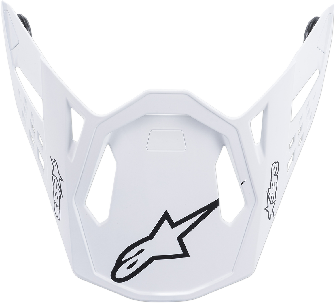 Visera ALPINESTARS Supretech M10 - Dyno - Negro mate/Blanco carbono 8981319-2000 