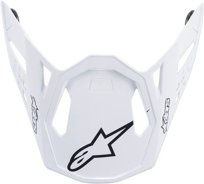 Visera ALPINESTARS Supretech M10 - Dyno - Negro mate/Blanco carbono 8981319-2000 