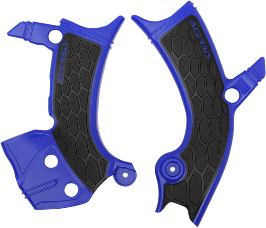 Protectores de bastidor ACERBIS X-Grip - Azul/Negro - Yamaha 2689411034
