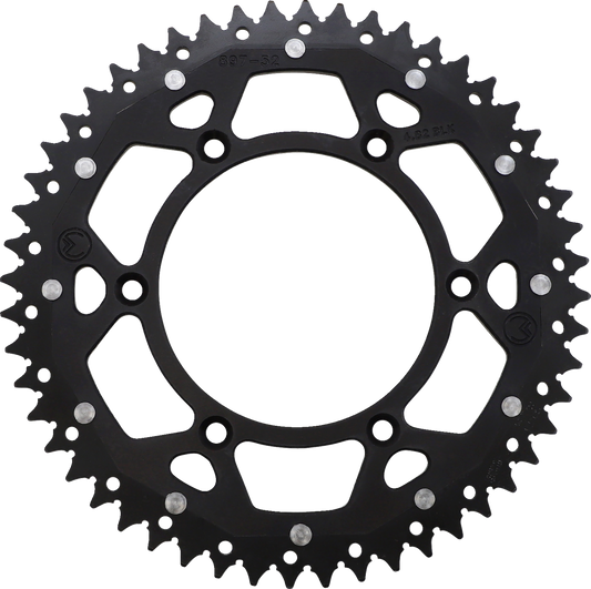 MOOSE RACING Dual Sprocket - Black - 52 Tooth 1210-897-52-10X