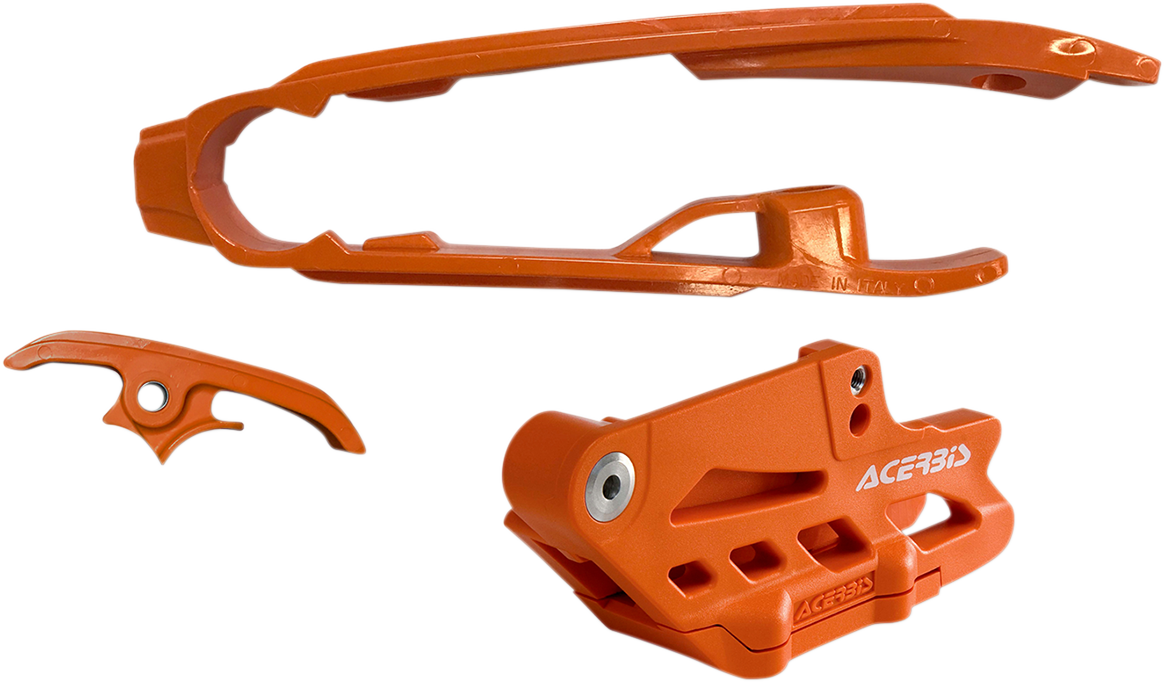 ACERBIS Chain Guide 2.0 and Slider Kit - Husqvarna/KTM/Gas Gas - Orange 2462630036