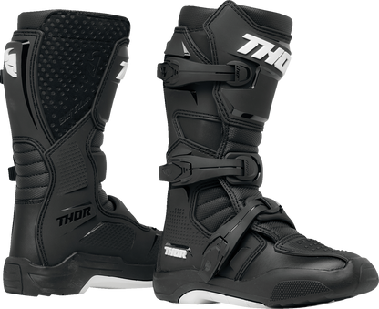 THOR Youth Blitz XR Boots - Black/White - Size 1 3411-0724