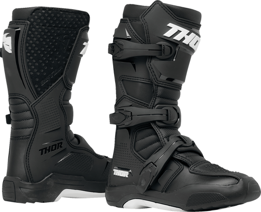 THOR Youth Blitz XR Boots - Black/White - Size 5 3411-0728