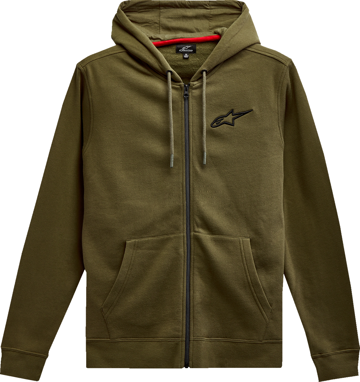 ALPINESTARS Ageless Zip Hoodie - Military/Black - 2XL 12125360069102X