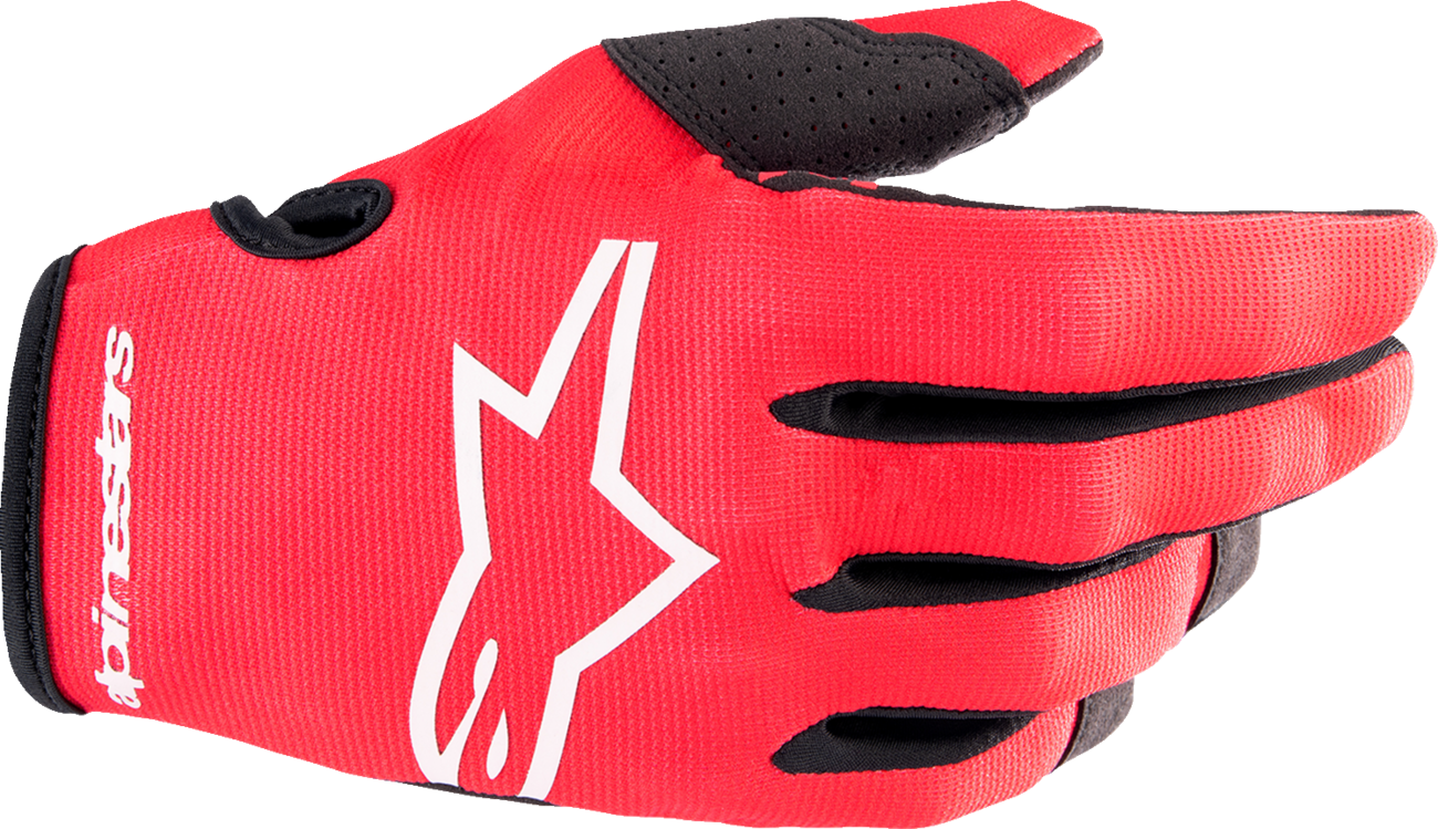 Guantes de radar para jóvenes ALPINESTARS - Rojo/Blanco - Medianos 3541823-3120-M 