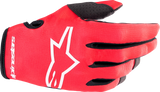 ALPINESTARS Youth Radar Gloves - Red/White - Large 3541823-3120-L