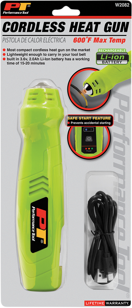 PERFORMANCE TOOL Heat Gun - Cordless - Li-Ion W2082