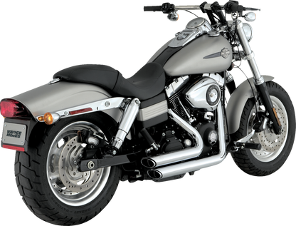 VANCE & HINES Short Shot Staggered Exhaust System - Chrome 17317