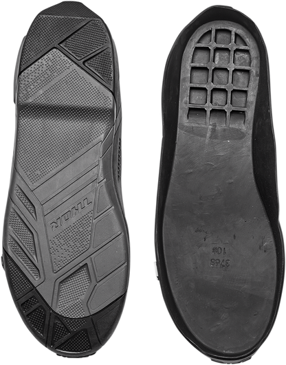 THOR Radial Boots Replacement Outsoles - Black/Gray - Size 7-8 3430-0889