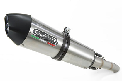GPR Exhaust for Aprilia Shiver 750 Gt 2007-2016, Gpe Ann. titanium, Dual slip-on Including Removable DB Killers and Link Pipes  A.36.GPAN.TO