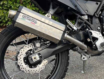 GPR Exhaust for Bmw R1200GS 2017-2018, DUNE Poppy, Slip-on Exhaust Including Removable DB Killer and Link Pipe  BM.103.DNPO