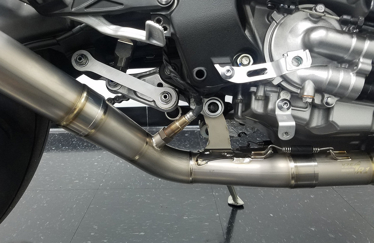 Graves Exhaust Full Titanium Exhaust System With Carbon 265mm Silencer  R1 2015-2024 Exy-17r1-Ftc26