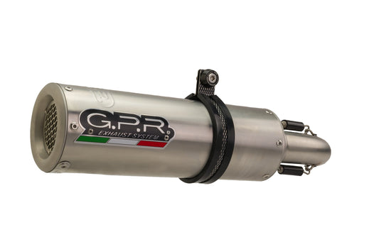 GPR Exhaust for Bmw S1000XR 2020-2023, M3 Inox , Slip-on Exhaust Including Removable DB Killer and Link Pipe  E5.BM.108.M3.INOX