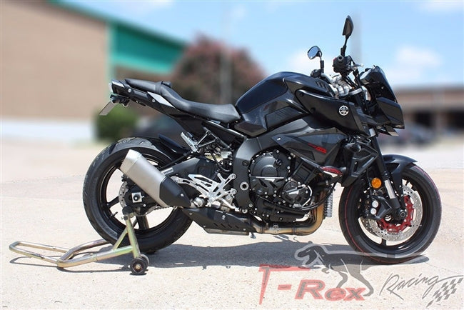 T-rex 2016 - 2019 yamaha fz-10 mt-10 marco sin corte deslizadores de eje delantero y trasero cubiertas de caja carretes