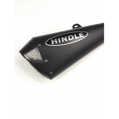 Hindle exhaust evo megaphone for grom 2017-2020 system black ceramic, with carbon tip