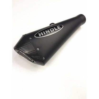 Hindle exhaust evo megaphone for grom 2017-2020 system black ceramic, with carbon tip