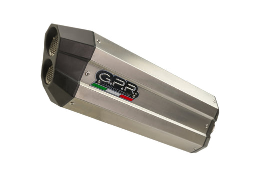 GPR Exhaust for Bmw S1000XR 2020-2023, Sonic Titanium, Slip-on Exhaust Including Removable DB Killer and Link Pipe  E5.BM.108.SOTIT