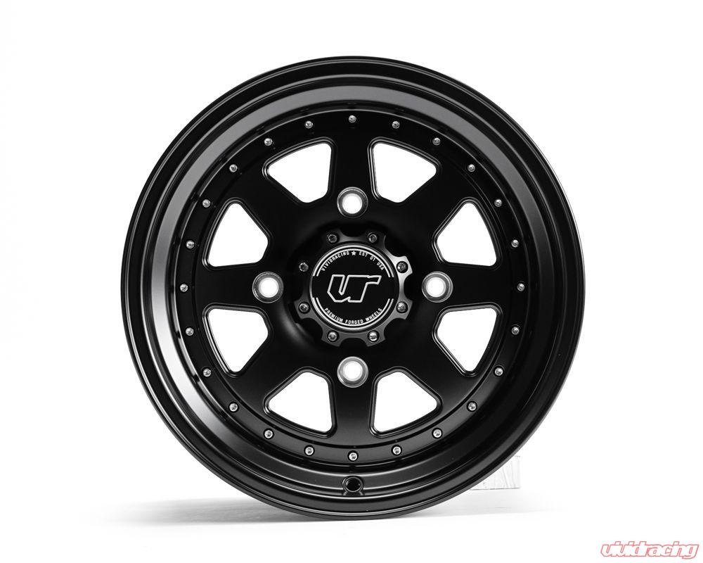 Rueda delantera o trasera VR Forged D15 Can-Am Maverick X3 Negro mate 15x7.0 +13mm 4x137