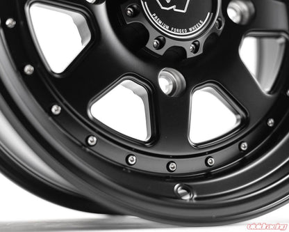 Rueda delantera o trasera VR Forged D15 Can-Am Maverick X3 Negro mate 15x7.0 +13mm 4x137