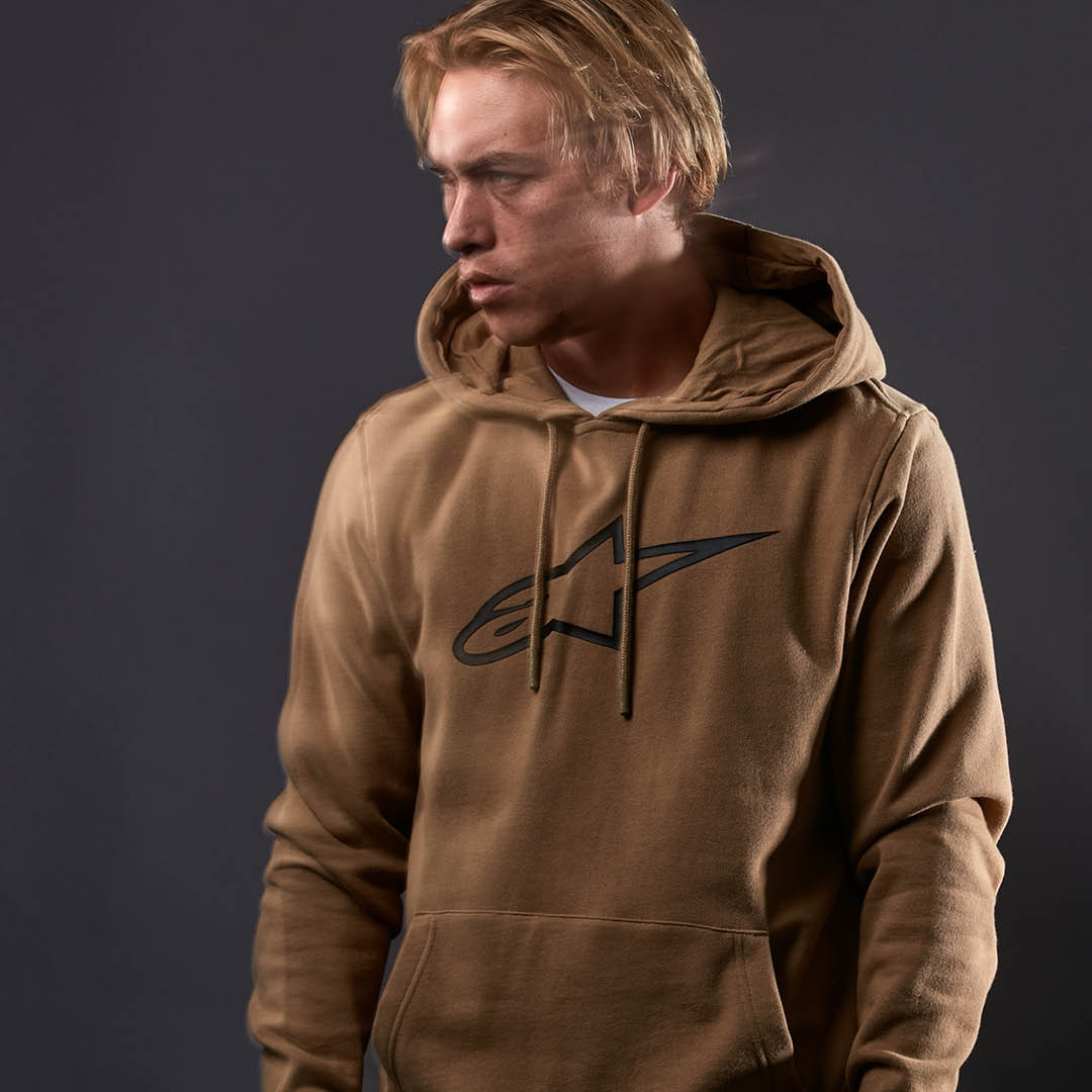 ALPINESTARS Ageless Pullover Hoodie - Sand/Black - Medium 1212513202310M