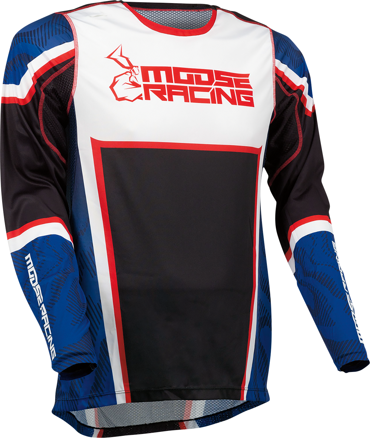 MOOSE RACING Agroid Jersey - Red/White/Blue/Black - Medium 2910-7403