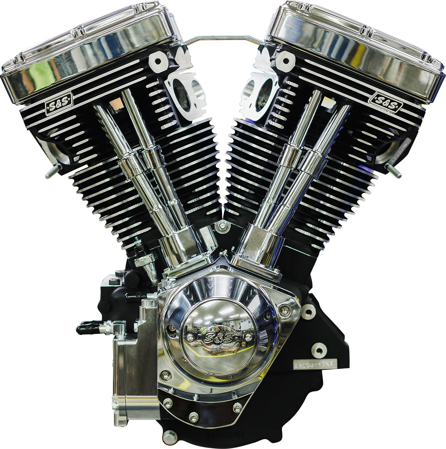 Motor de bloque largo S&amp;S CYCLE Serie V124 sin inducción/encendido 310-1159