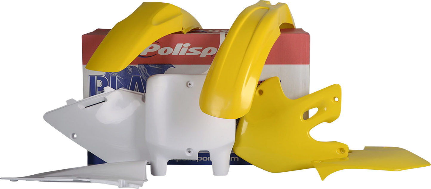 POLISPORT Body Kit - OEM Yellow/White - RM 125/250 90094