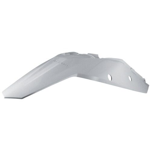 ACERBIS Rear Fender - White NO TAILLIGHT TABS 2082000002