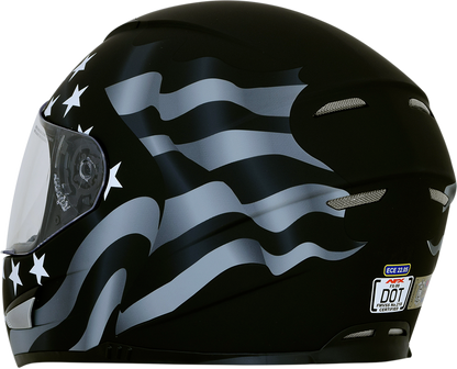 AFX FX-99 Helmet - Flag - Stealth - Large 0101-11358