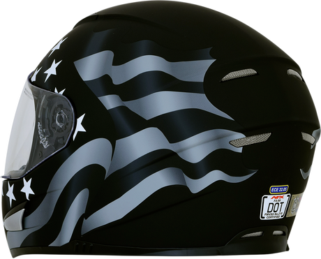 AFX FX-99 Helmet - Flag - Stealth - Small 0101-11356