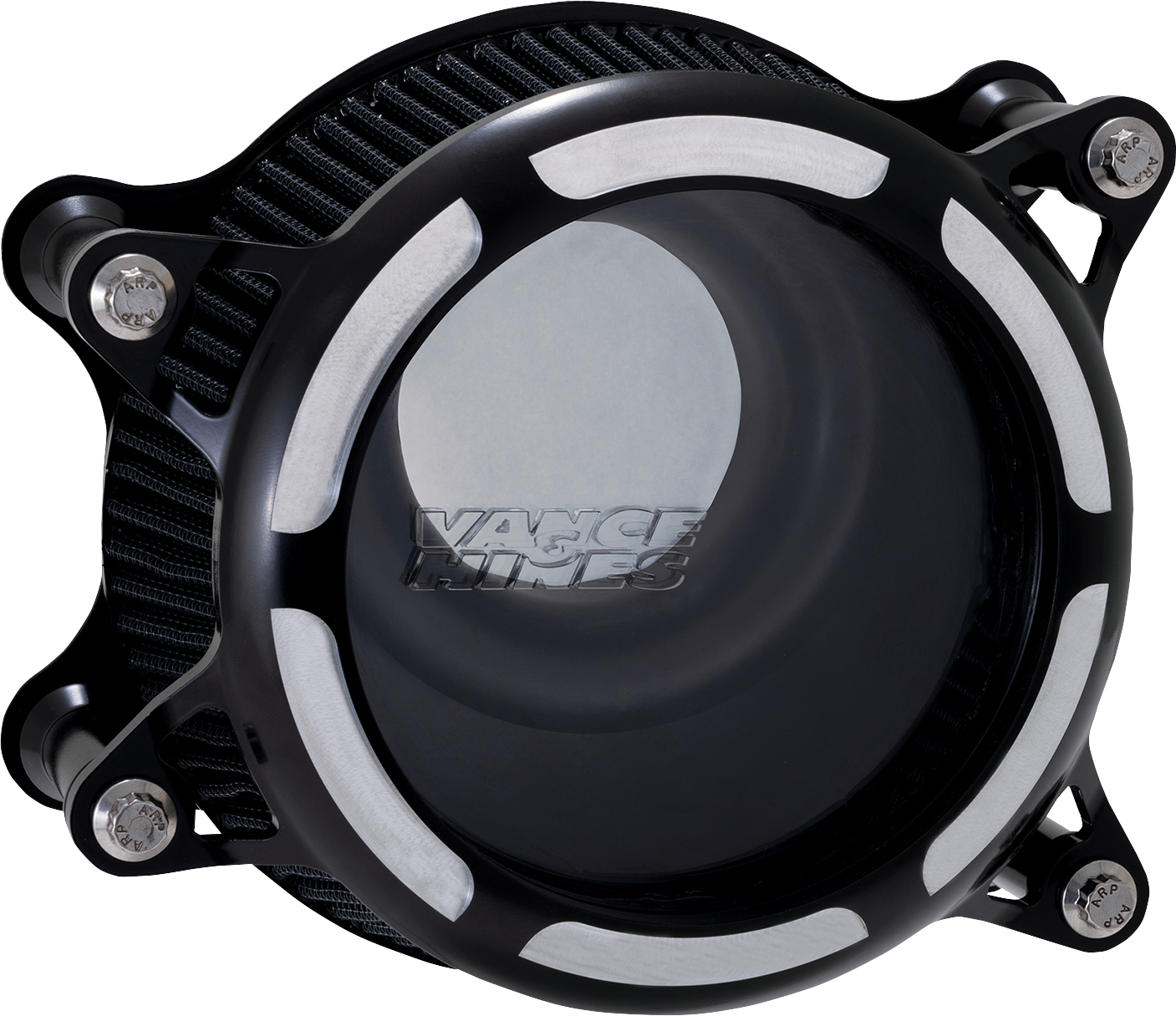 VANCE & HINES VO2 Insight Air Cleaner - Black Contrast 41093