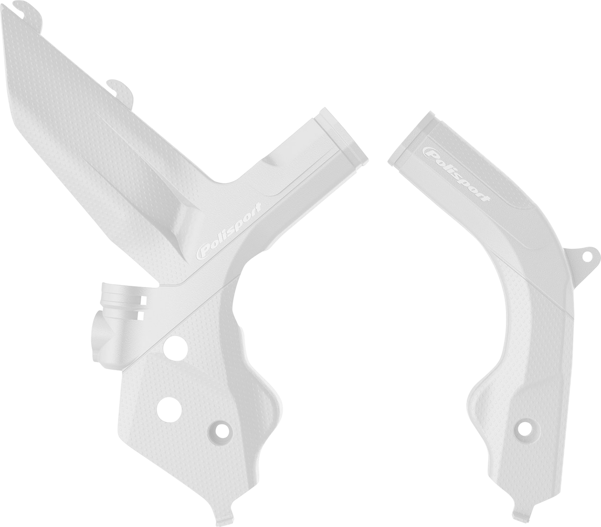 POLISPORT Frame Guards - White - KTM 8472900003