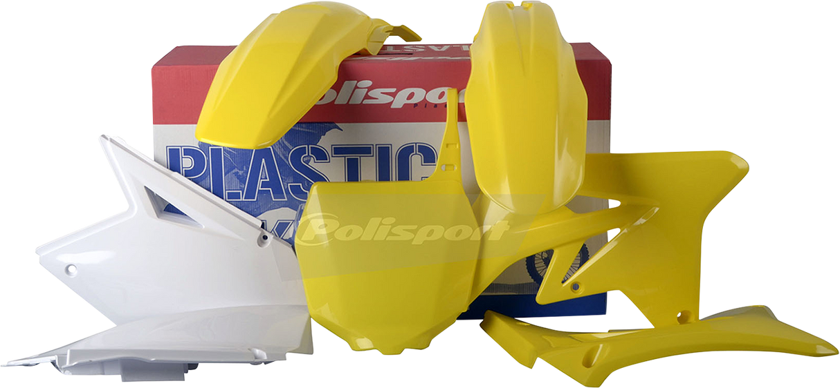 POLISPORT Body Kit - '07 - '08 OEM Yellow/White - RM-Z 250 90123