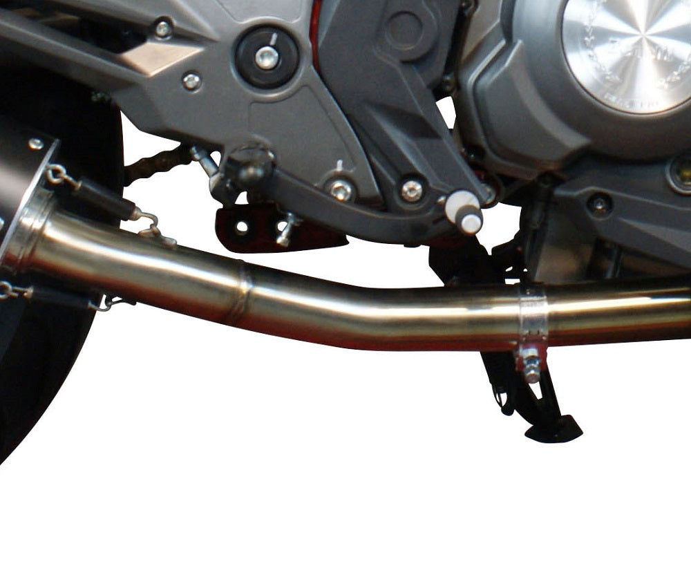 GPR Exhaust for Benelli Bn 302 S 2017-2020, Deeptone Inox, Slip-on Exhaust Including Removable DB Killer and Link Pipe  BE.19.DE