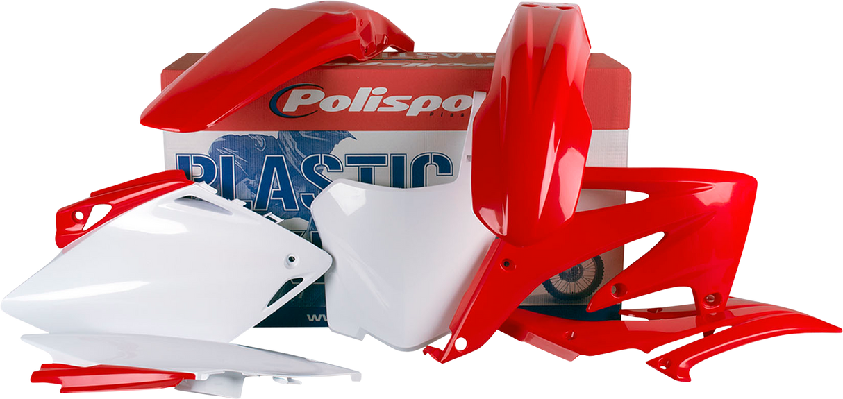 POLISPORT Body Kit - Complete - OEM Red/White - CRF 450R 90175