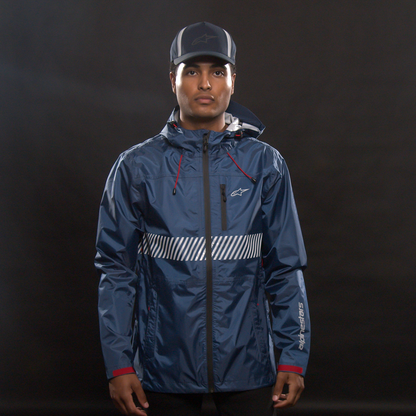 Chaqueta impermeable ALPINESTARS Fusion - Azul marino - 2XL 121311000702X 