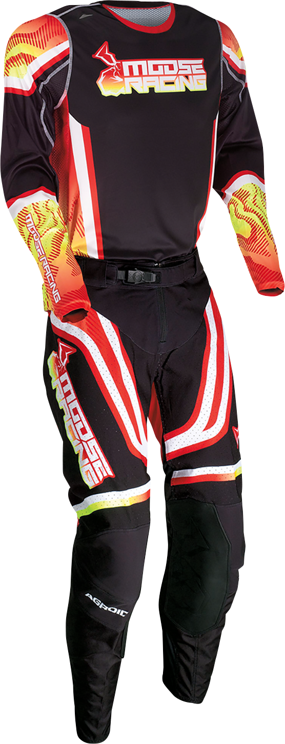 MOOSE RACING Agroid Jersey - Red/Yellow/Black - XL 2910-7393