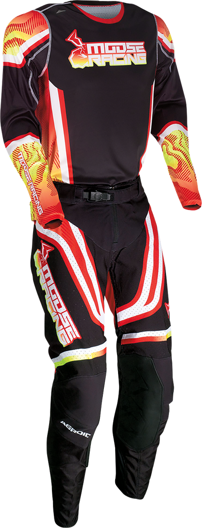 MOOSE RACING Agroid Jersey - Red/Yellow/Black - Large 2910-7392