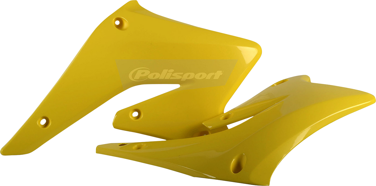 POLISPORT Radiator Cover - Yellow - RMZ 250 8410400001