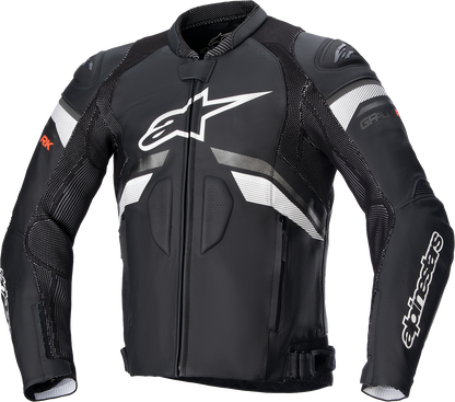 ALPINESTARS GP Plus R v3 Rideknit Leather Jacket - Black/White - US 44 / EU 54 31003211254