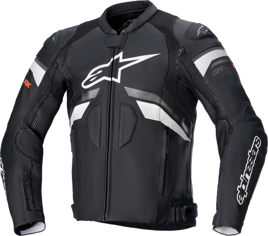 ALPINESTARS GP Plus R v3 Rideknit Leather Jacket - Black/White - US 48 / EU 58 31003211258