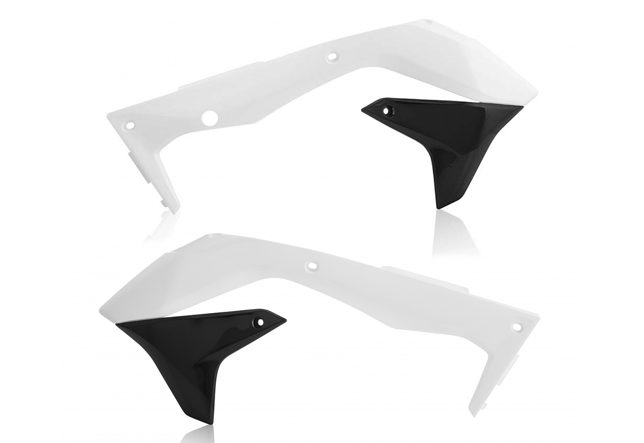 ACERBIS Radiator Shrouds - White/Black 2449691035