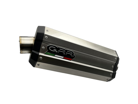 GPR Exhaust for Bmw S1000XR 2020-2023, DUNE Titanium, Slip-on Exhaust Including Removable DB Killer and Link Pipe  E5.BM.108.DNTIT
