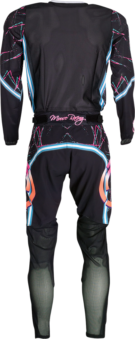 MOOSE RACING Sahara Jersey - Pink/Black - Small 2910-7450