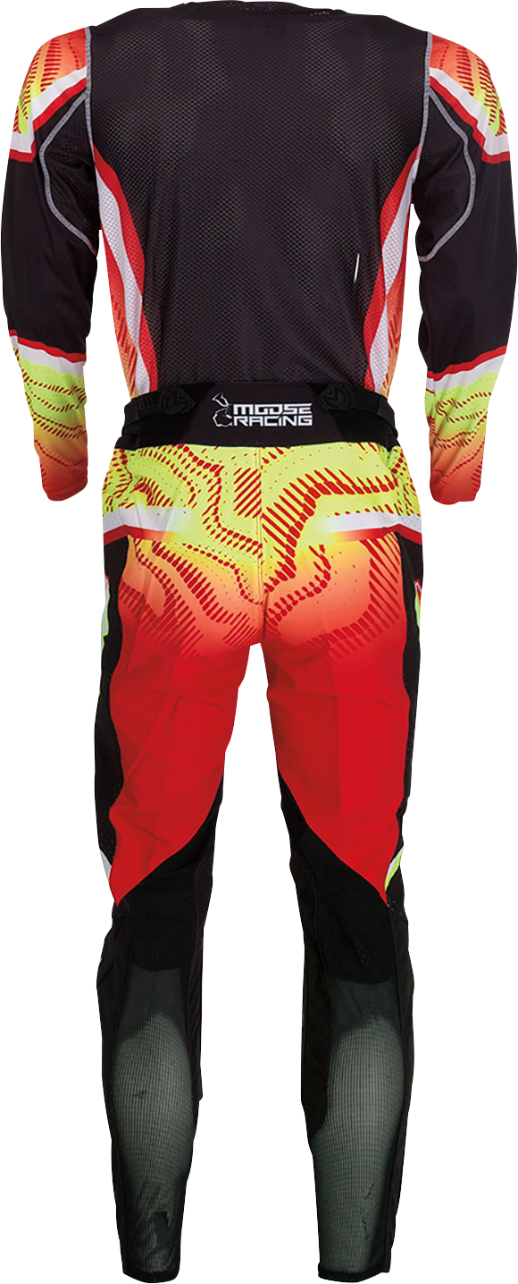 MOOSE RACING Agroid Jersey - Red/Yellow/Black - XL 2910-7393