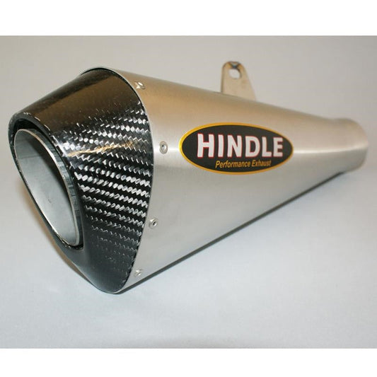 Hindle exhaust full system gsx-r1000 17-20 evolution megaphone ss w/carbon end cap muffler